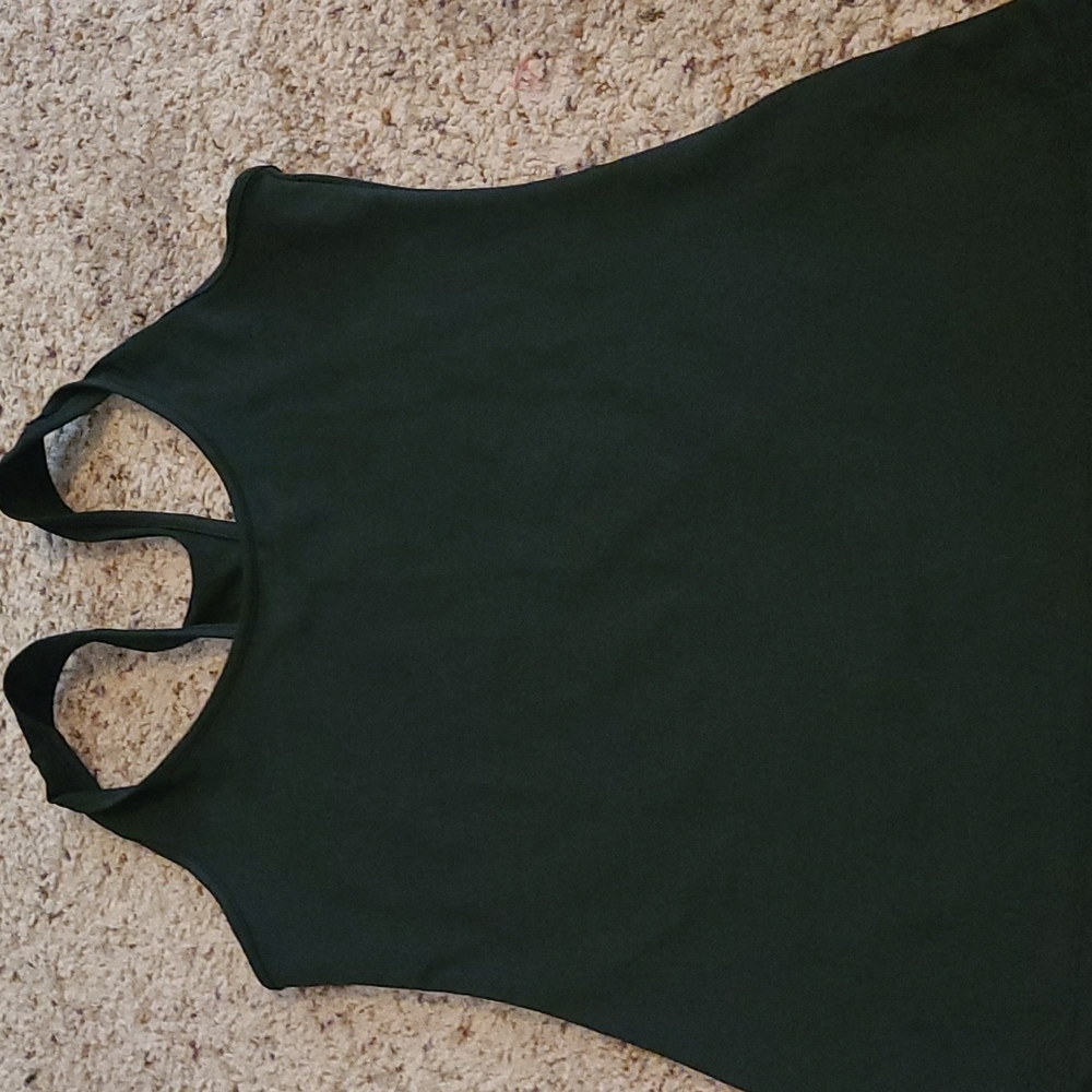 Black tank top